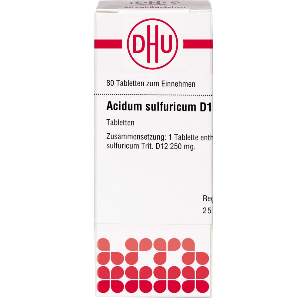 Acidum Sulfuricum D 12 Tabletten 80 St