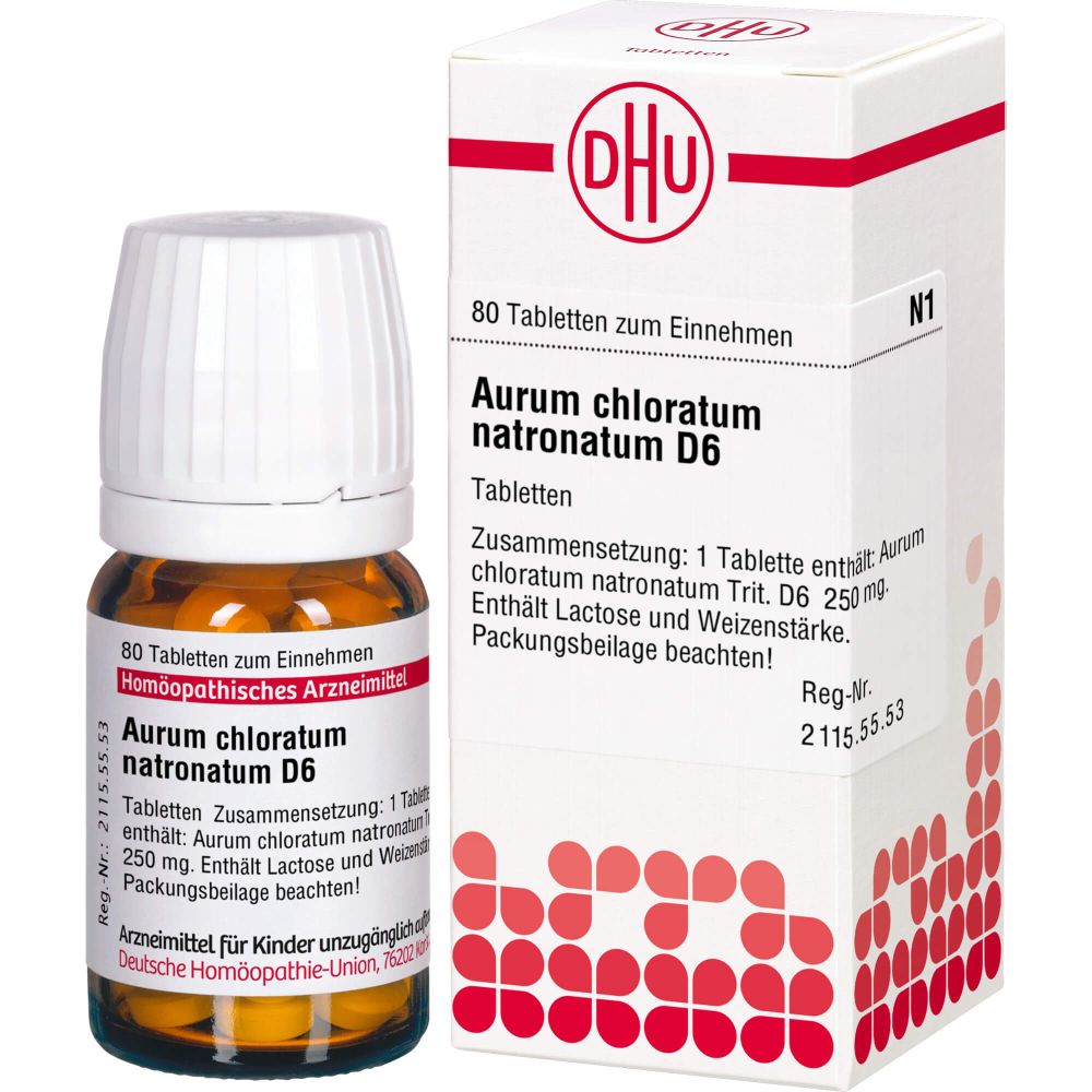 Aurum Chloratum Natronatum D 6 Tabletten 80 St