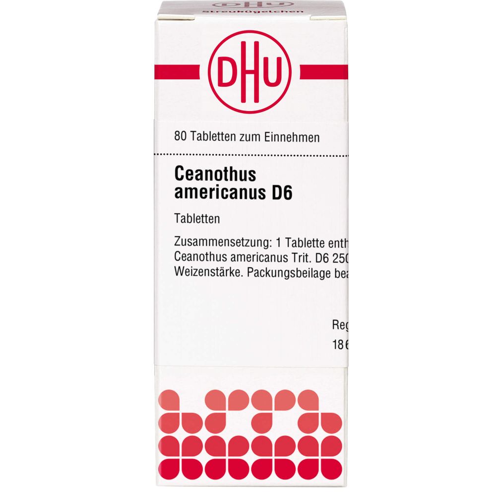 Ceanothus Americanus D 6 Tabletten 80 St