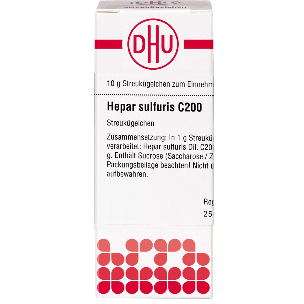 Hepar Sulfuris C 200 Globuli 10 g