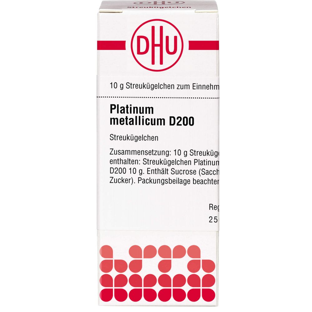 Platinum Metallicum D 200 Globuli 10 g