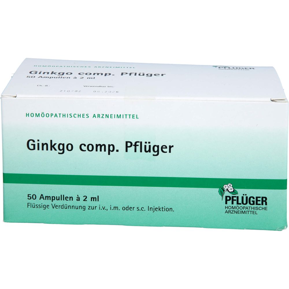 Ginkgo Comp.Pflüger Ampullen 50 St