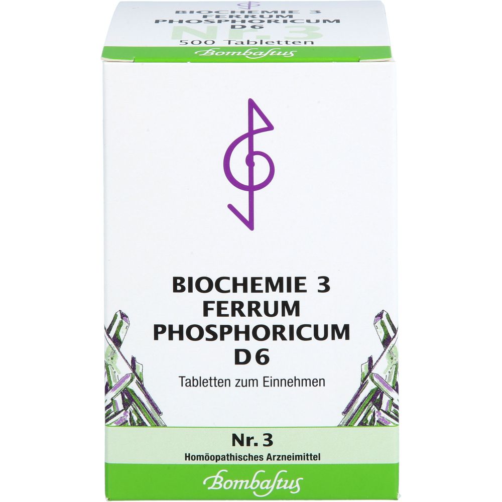 Biochemie 3 Ferrum phosphoricum D 6 Tabletten 500 St