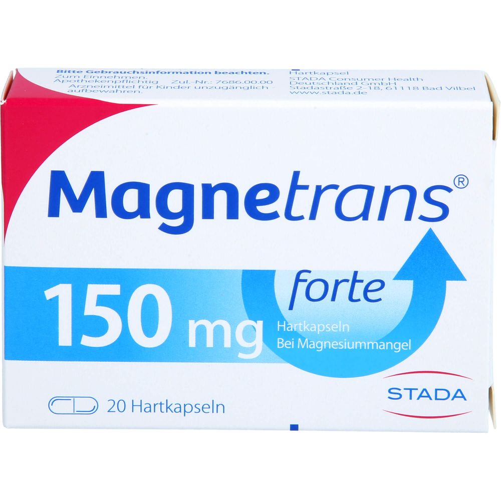 Magnetrans forte 150 mg Hartkapseln 20 St