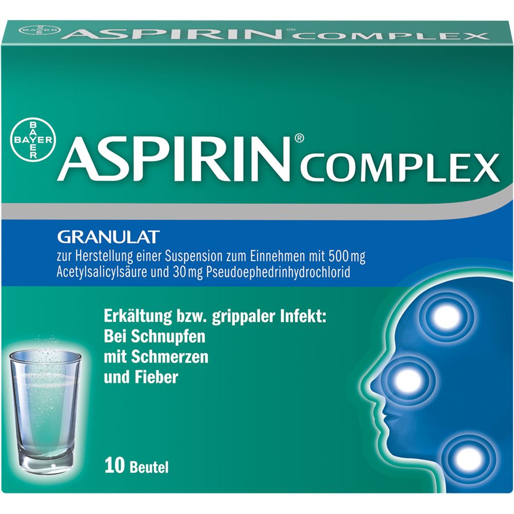 Aspirin Complex Btl.m.Gran.z.Herst.e.Susp.z.Einn. 10 St