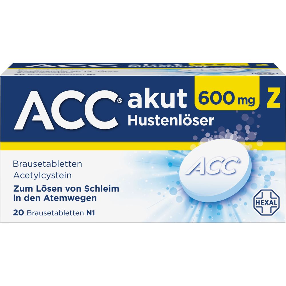 Acc akut 600 Z Hustenlöser Brausetabletten 20 St