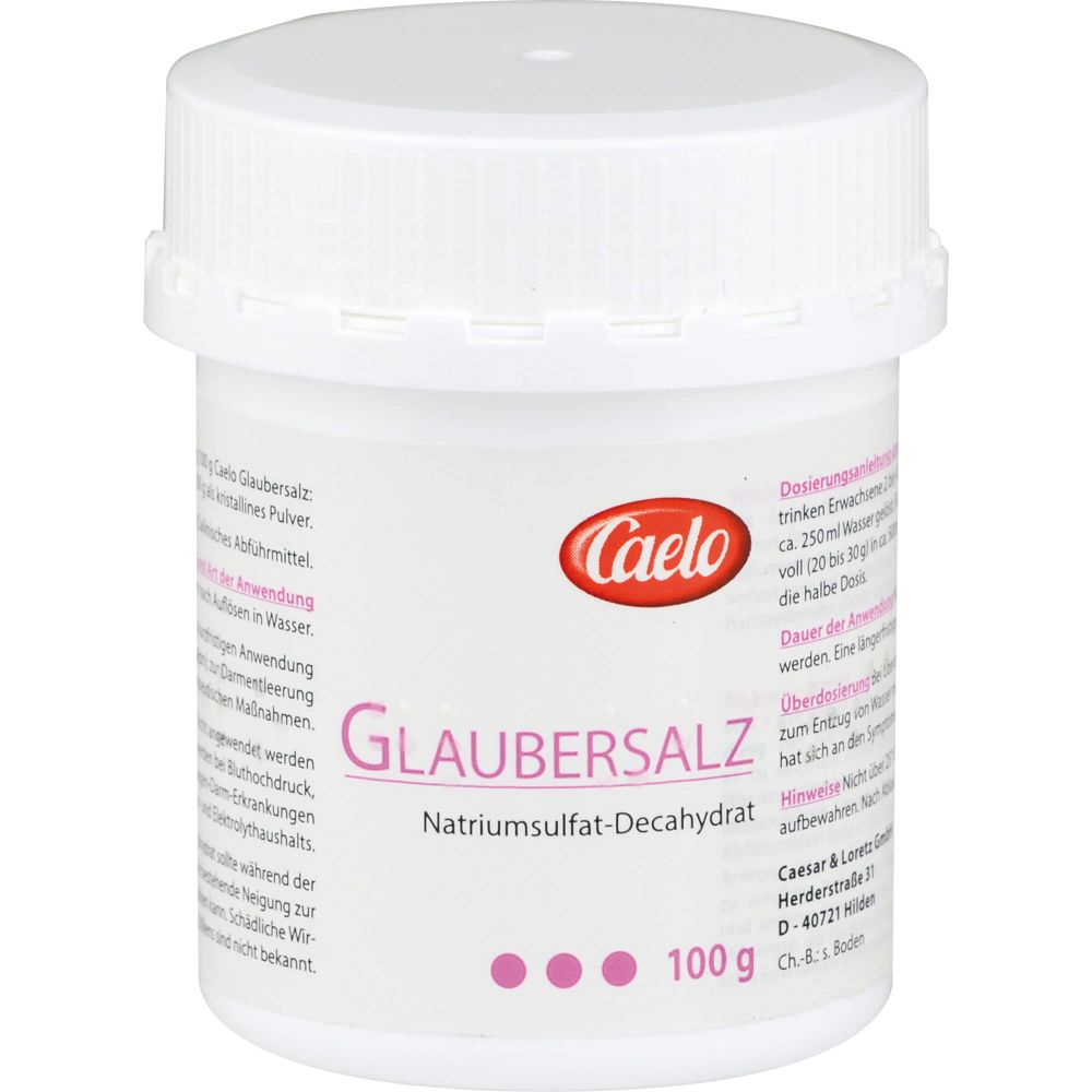 Glaubersalz Caelo Hv-Packung 100 g
