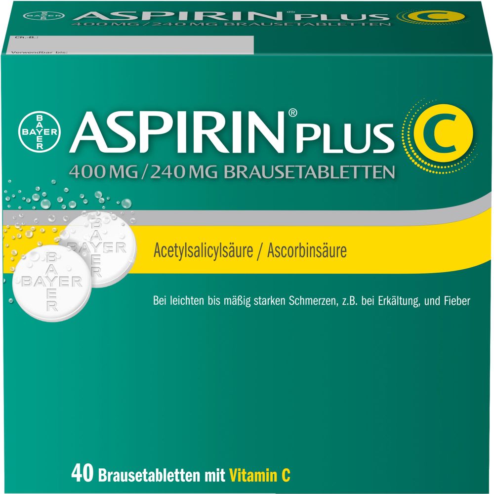 Aspirin plus C Brausetabletten 40 St