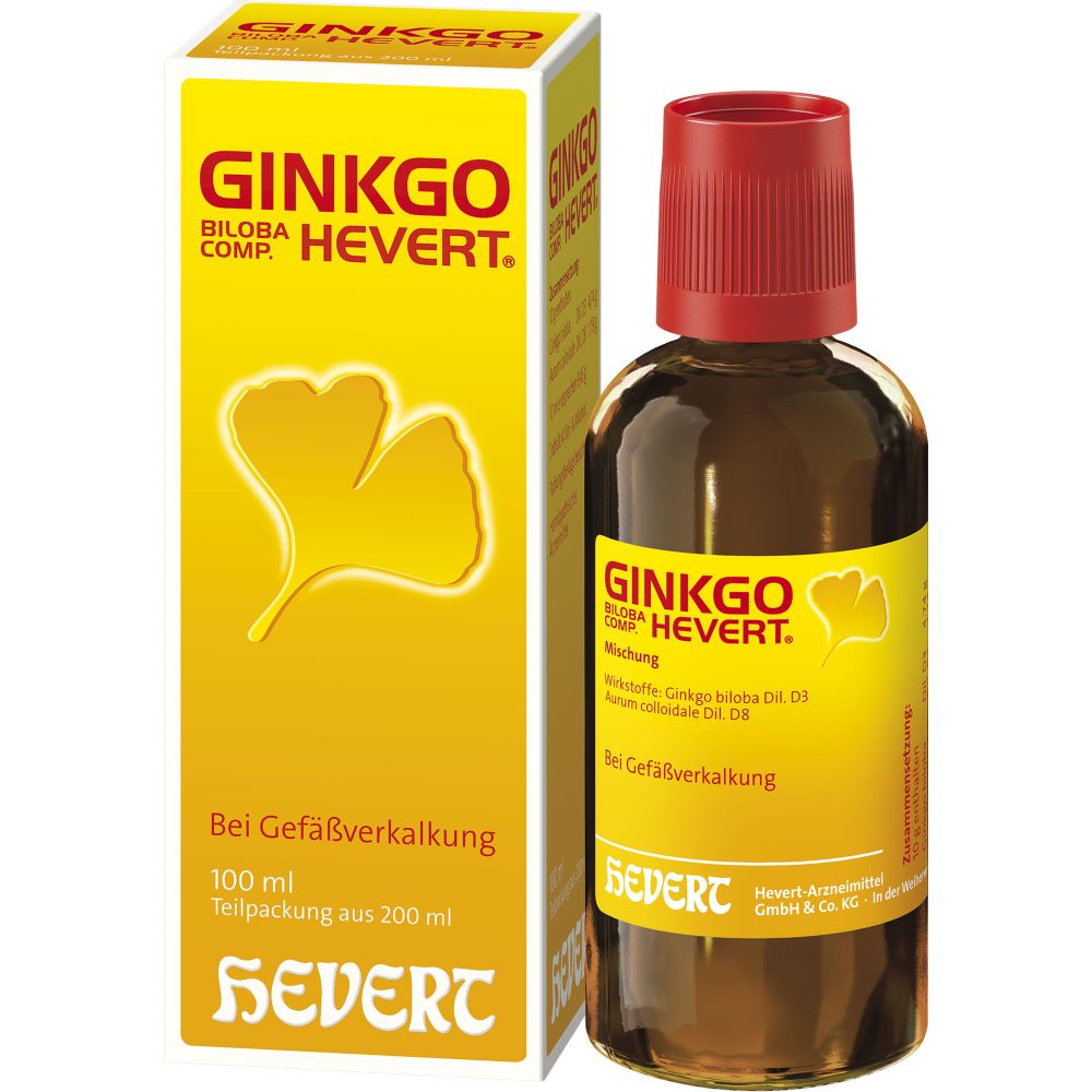 Ginkgo Biloba Comp.Hevert Tropfen 200 ml