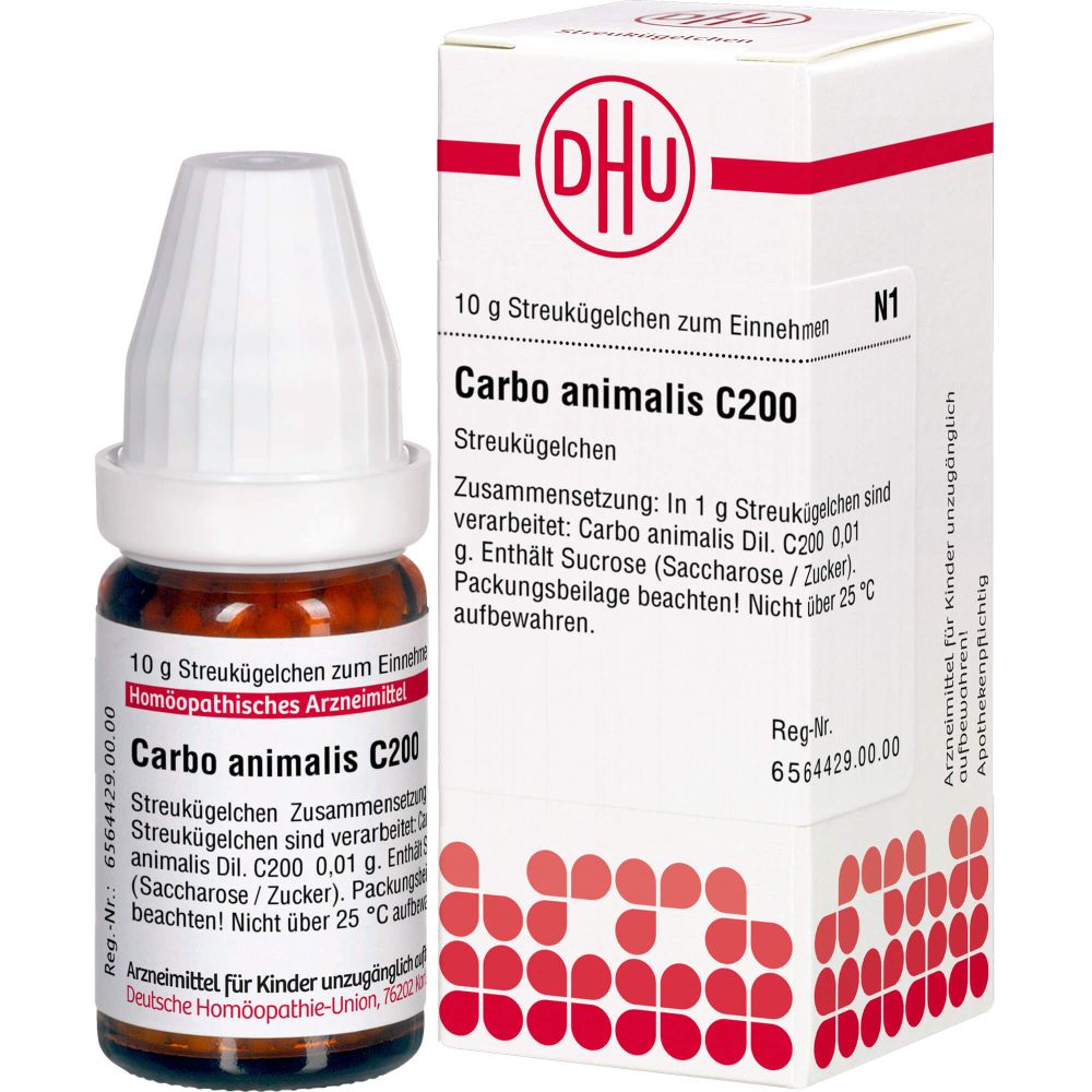 Carbo Animalis C 200 Globuli 10 g