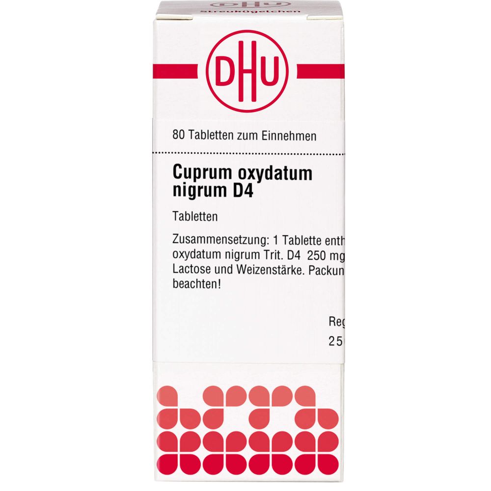 Cuprum Oxydatum nigrum D 4 Tabletten 80 St