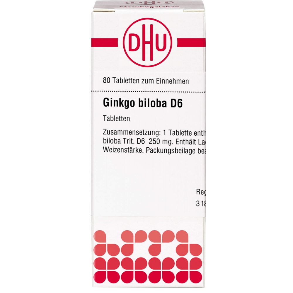 Ginkgo Biloba D 6 Tabletten 80 St