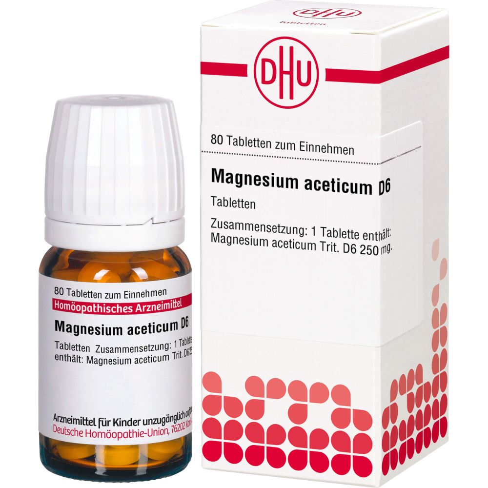 Magnesium Aceticum D 6 Tabletten 80 St