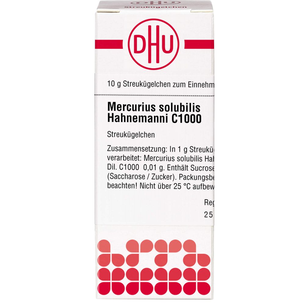 Mercurius Solubilis Hahnemanni C 1000 Globuli 10 g