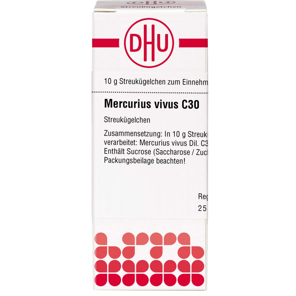 Mercurius Vivus C 30 Globuli 10 g