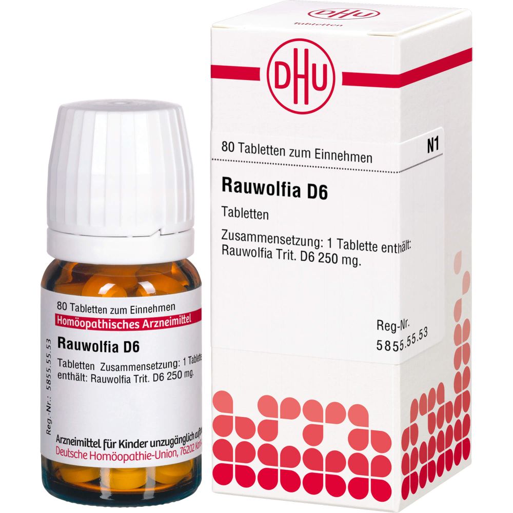 Rauwolfia D 6 Tabletten 80 St