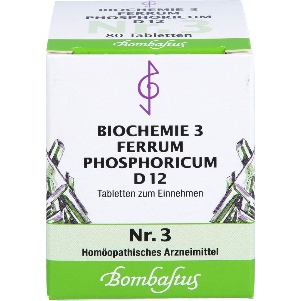Biochemie 3 Ferrum phosphoricum D 12 Tabletten 80 St