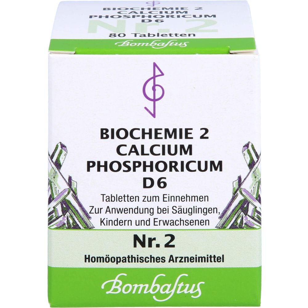 Biochemie 2 Calcium phosphoricum D 6 Tabletten 80 St