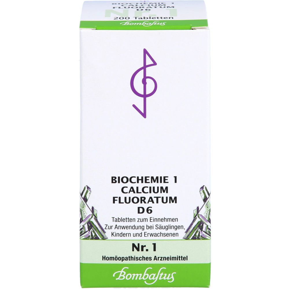 Biochemie 1 Calcium fluoratum D 6 Tabletten 200 St
