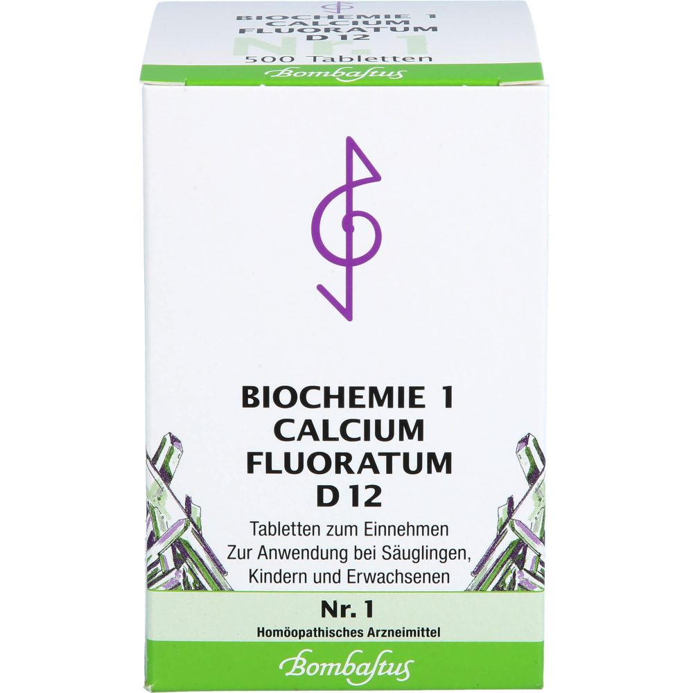 Biochemie 1 Calcium fluoratum D 12 Tabletten 500 St