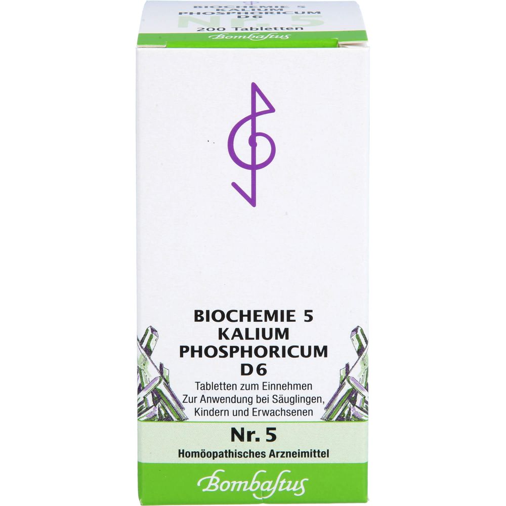 Biochemie 5 Kalium phosphoricum D 6 Tabletten 200 St