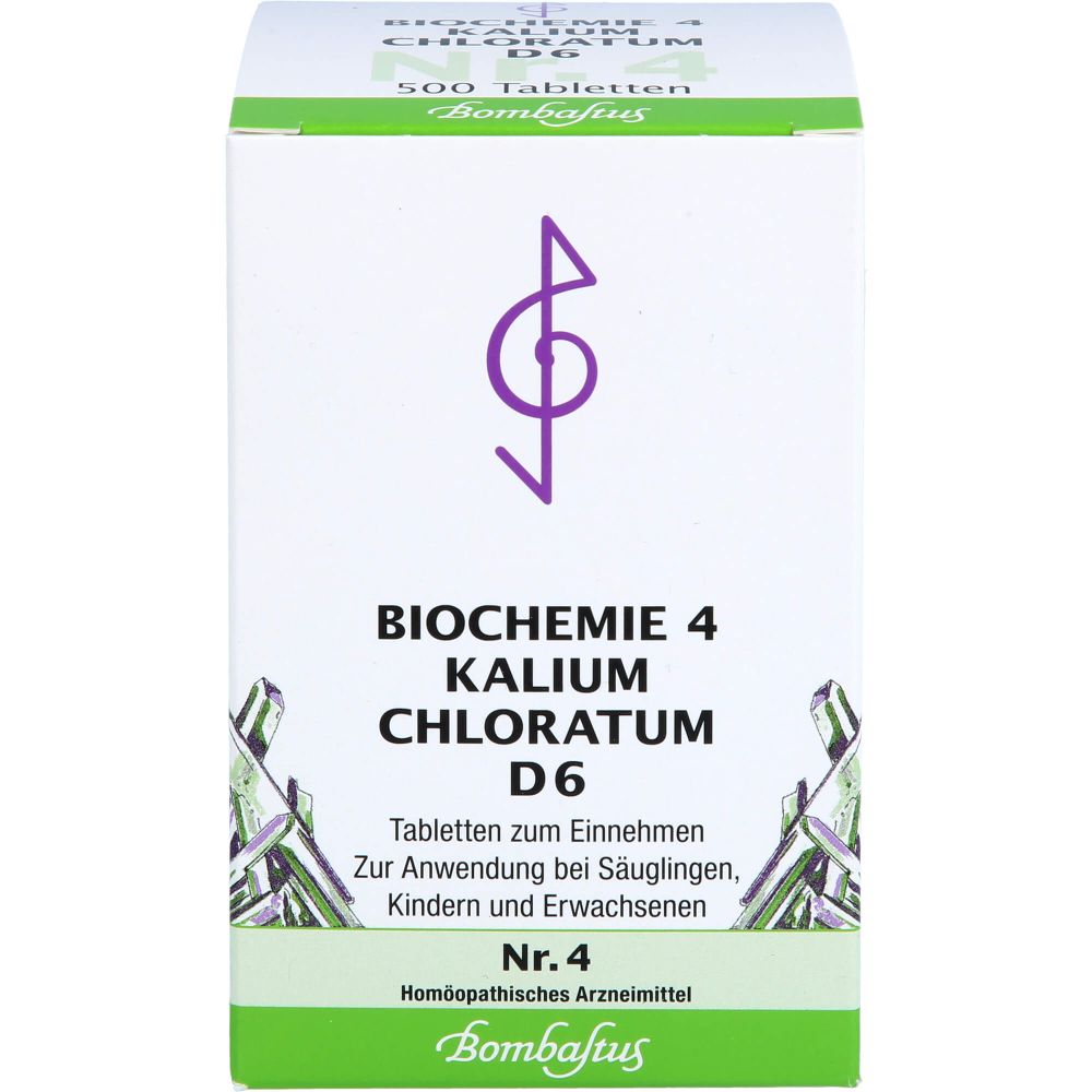 Biochemie 4 Kalium chloratum D 6 Tabletten 500 St