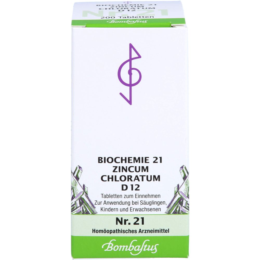 Biochemie 21 Zincum chloratum D 12 Tabletten 200 St