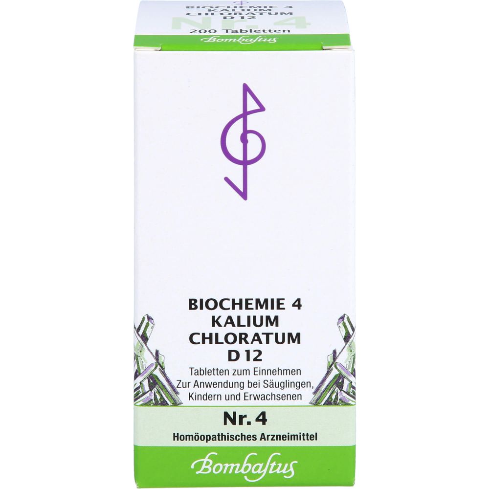 Biochemie 4 Kalium chloratum D 12 Tabletten 200 St