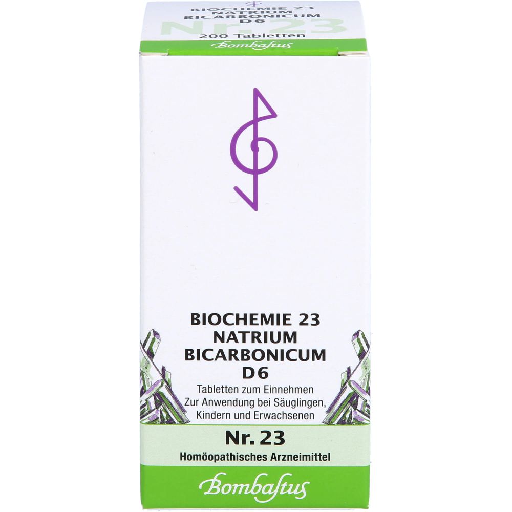 Biochemie 23 Natrium bicarbonicum D 6 Tabletten 200 St