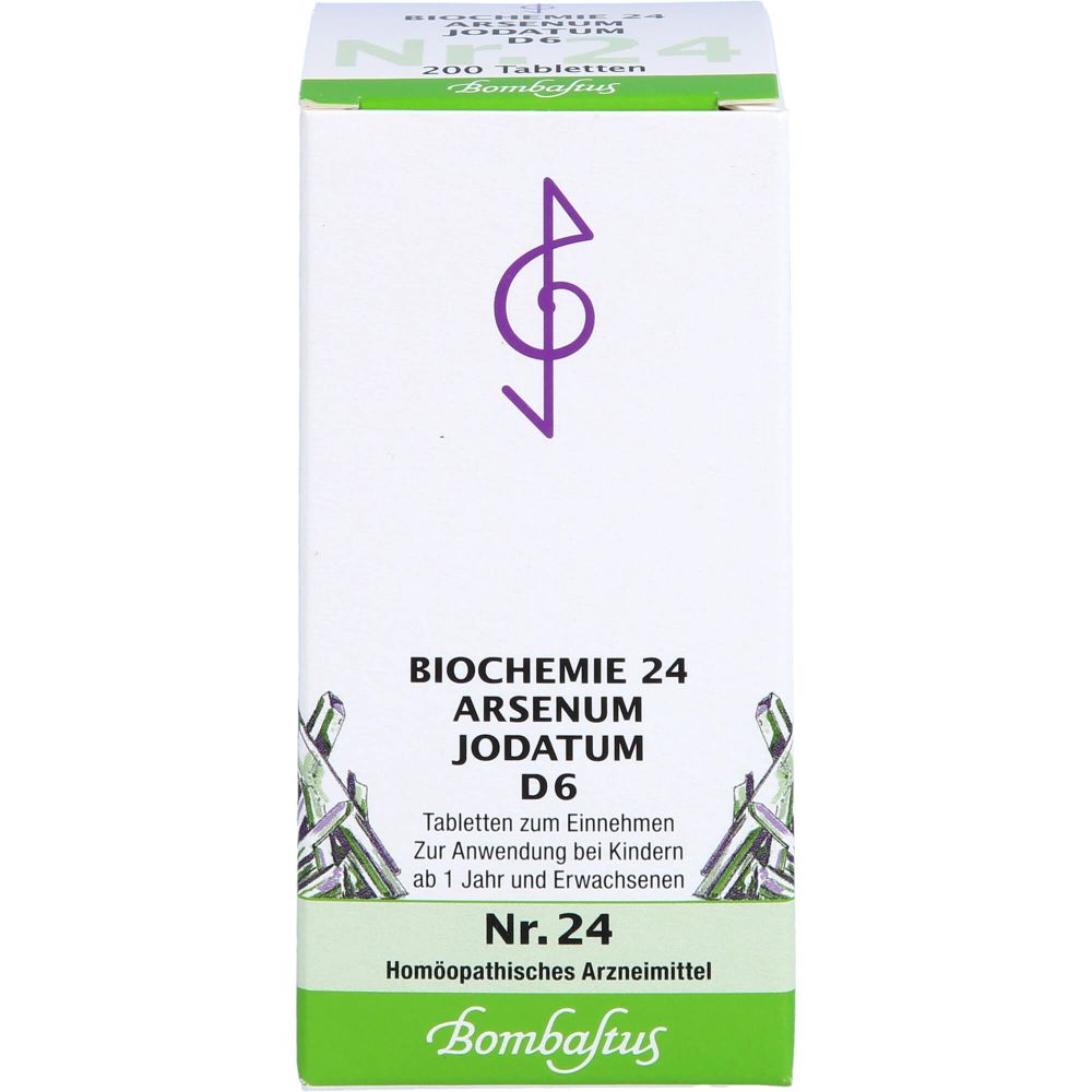 Biochemie 24 Arsenum jodatum D 6 Tabletten 200 St