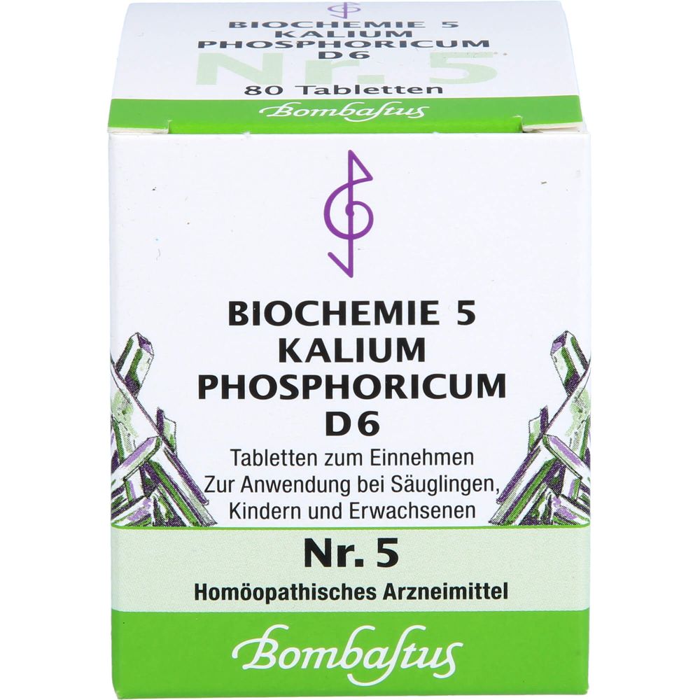 Biochemie 5 Kalium phosphoricum D 6 Tabletten 80 St