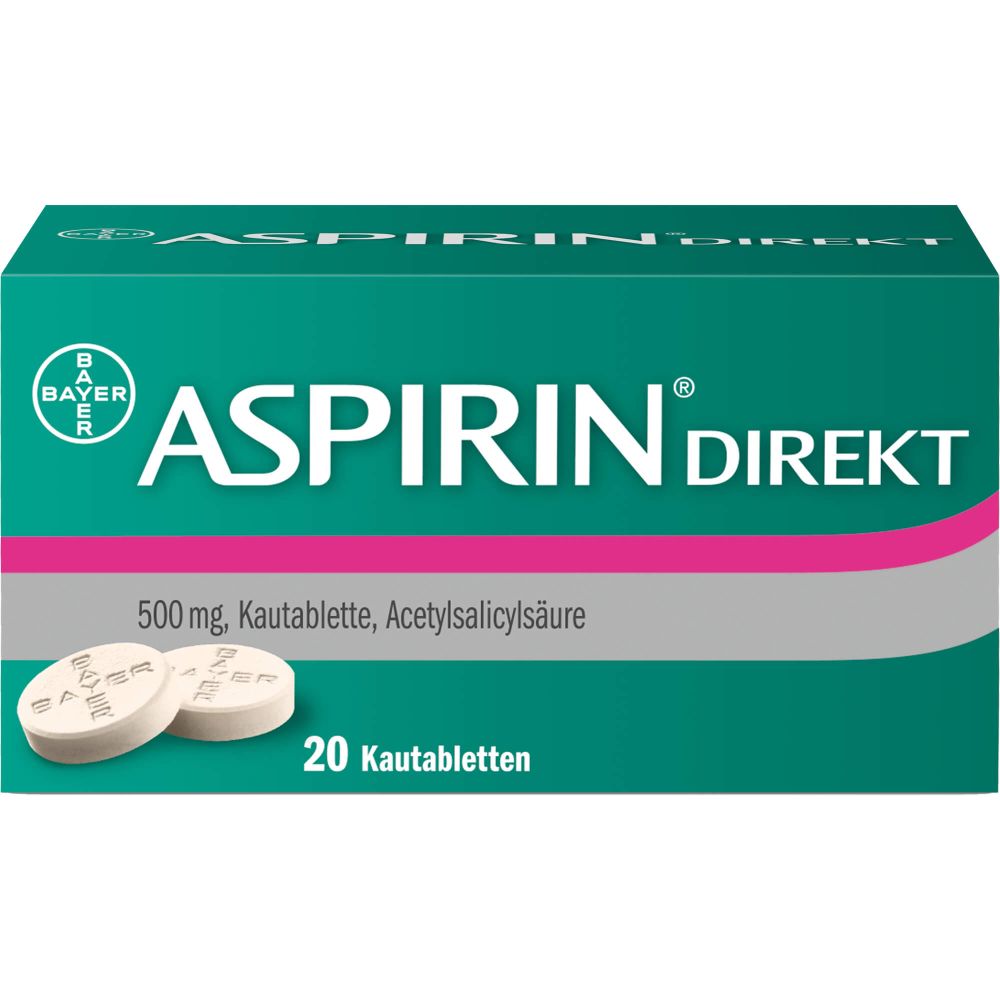 Aspirin Direkt Kautabletten 20 St