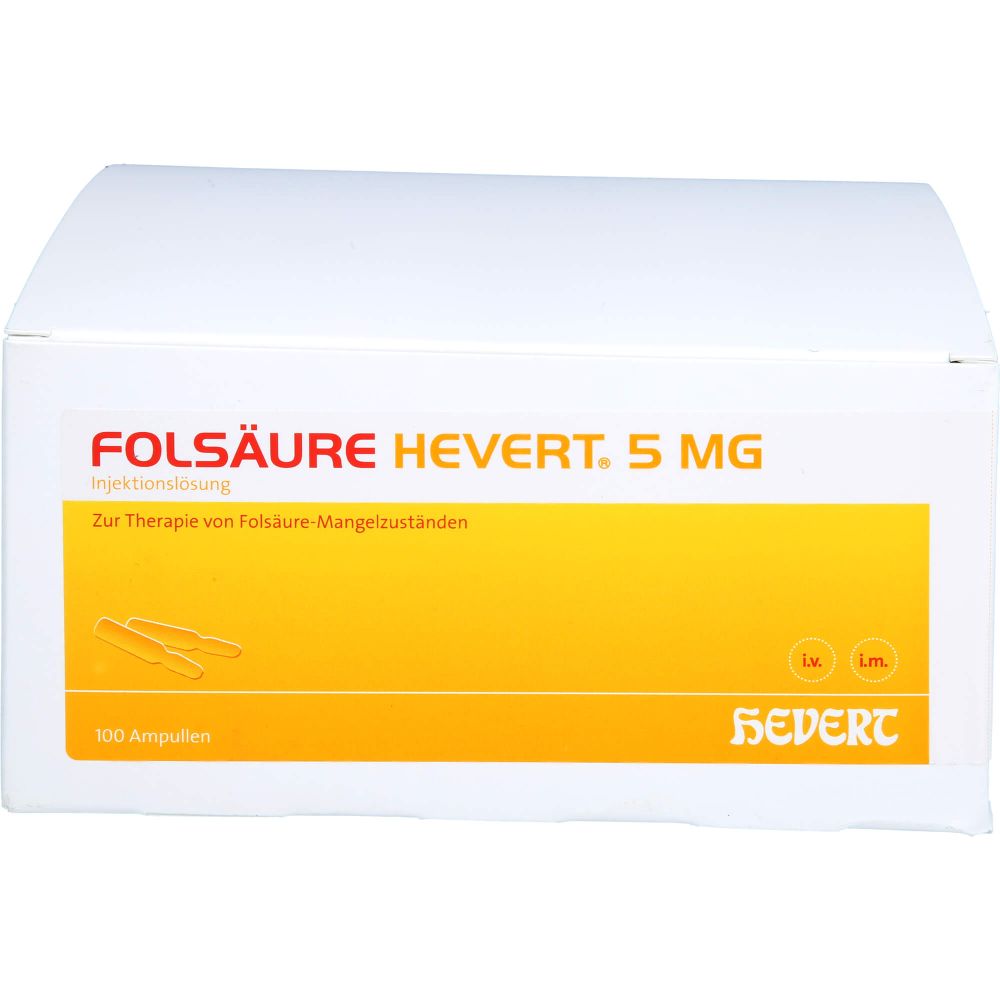 Folsäure Hevert 5 mg Ampullen 200 ml