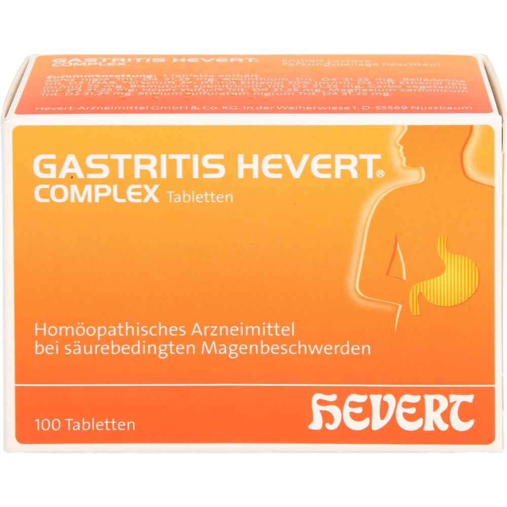 Gastritis Hevert Complex Tabletten 100 St