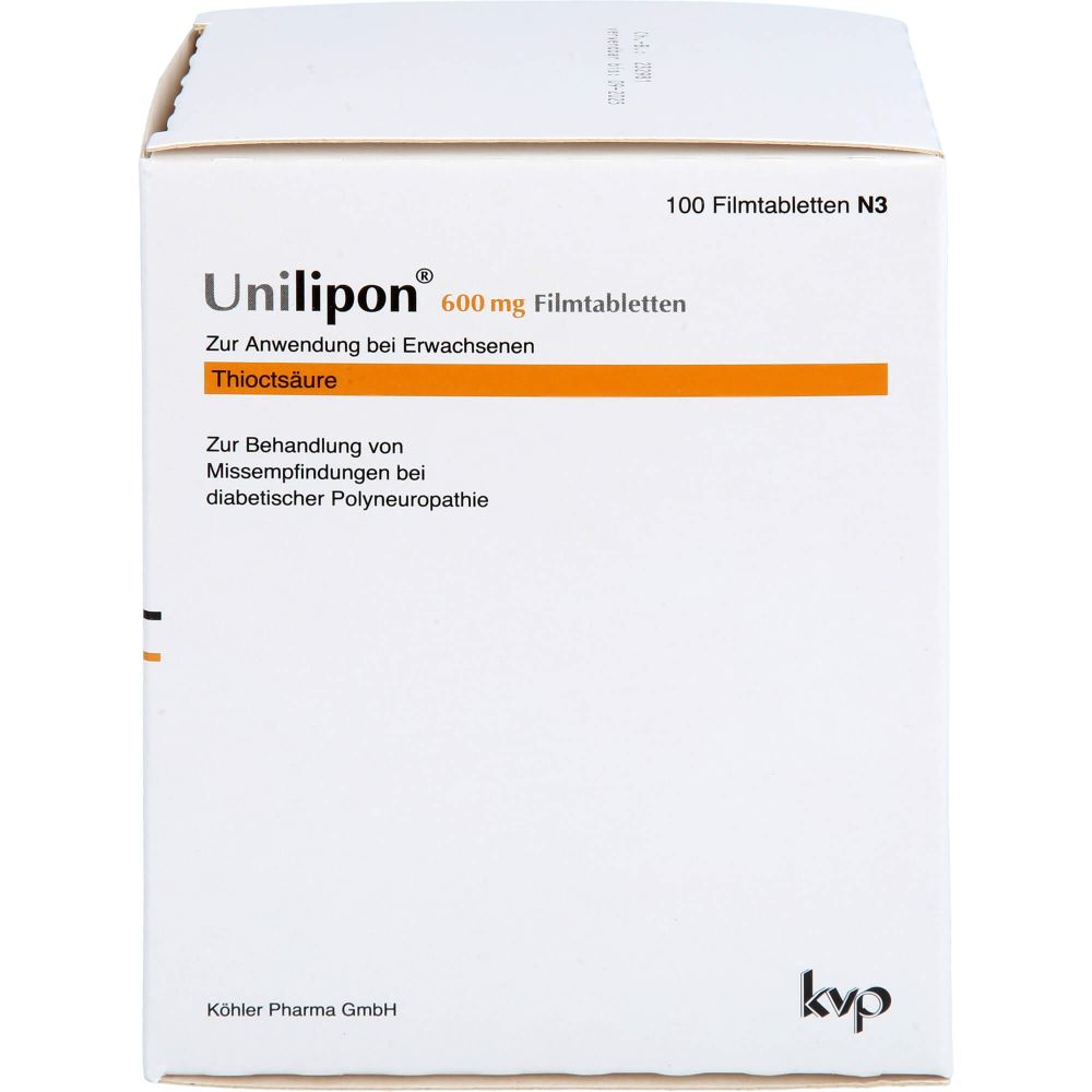 Unilipon 600 mg Filmtabletten 100 St