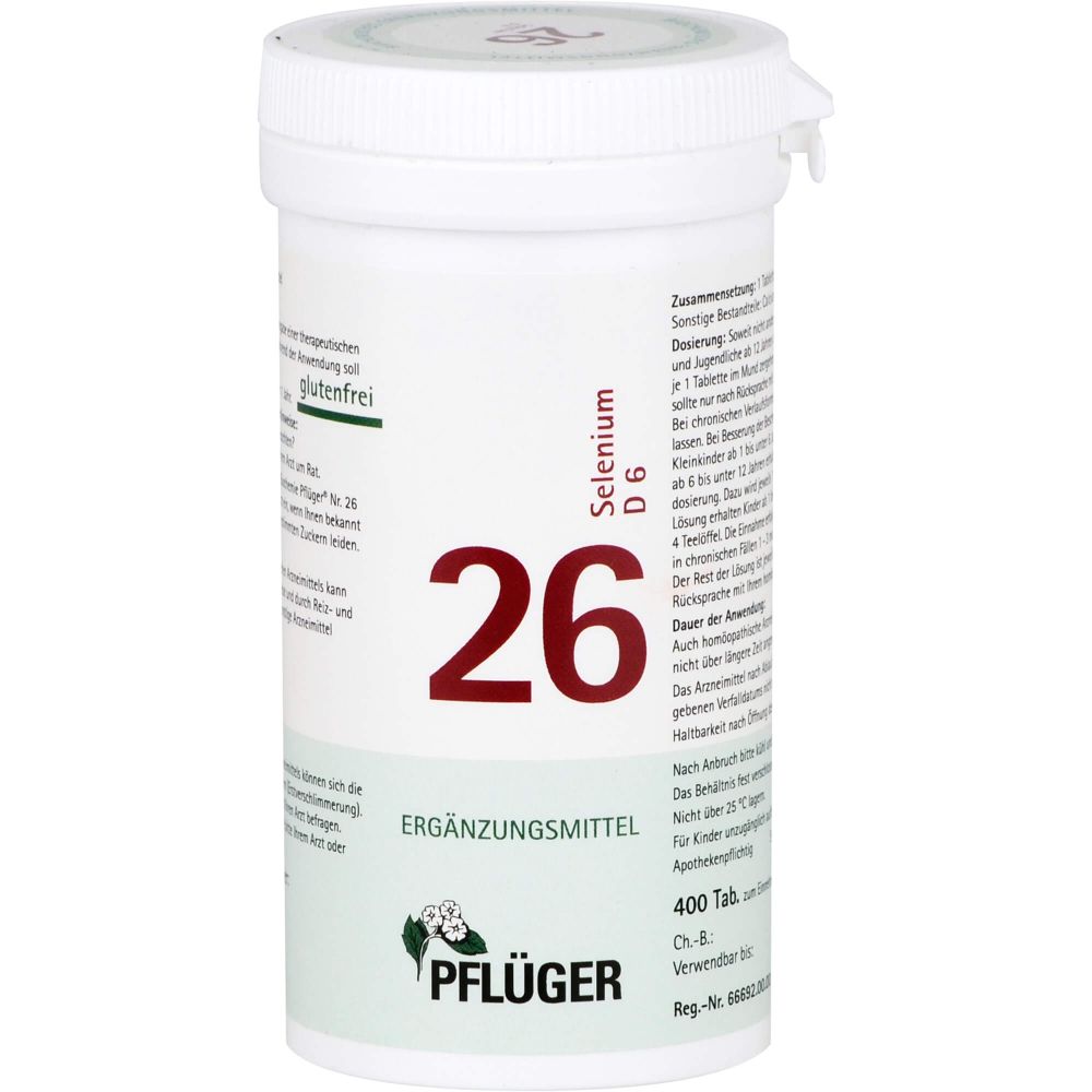 Biochemie Pflüger 26 Selenium D 6 Tabletten 400 St