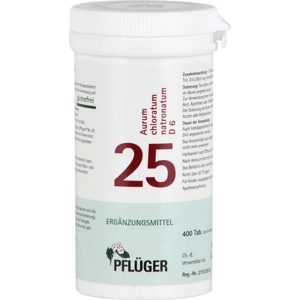 Biochemie Pflüger 25 Aurum chlorat.natron.D 6 Tab. 400 St