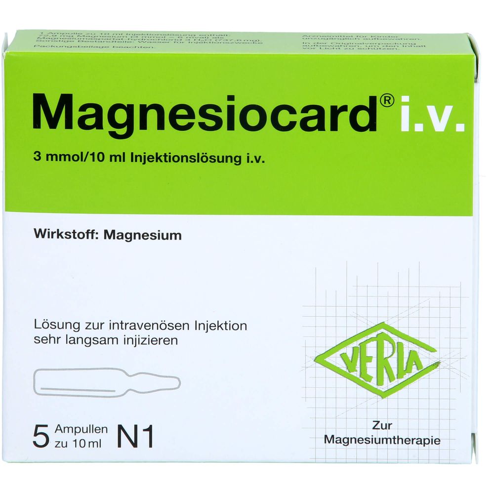 Magnesiocard i.v. Injektionslösung 50 ml