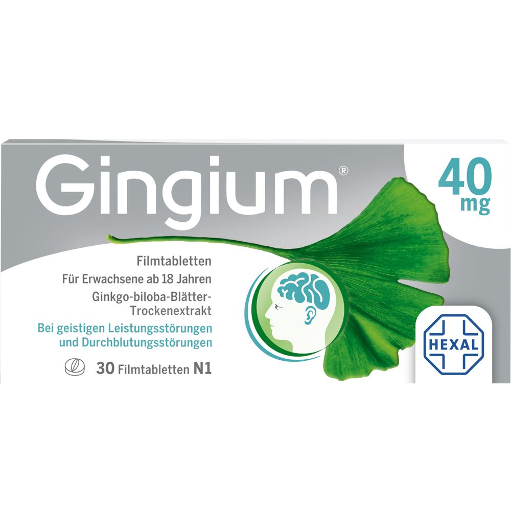 Gingium 40 mg Filmtabletten 30 St