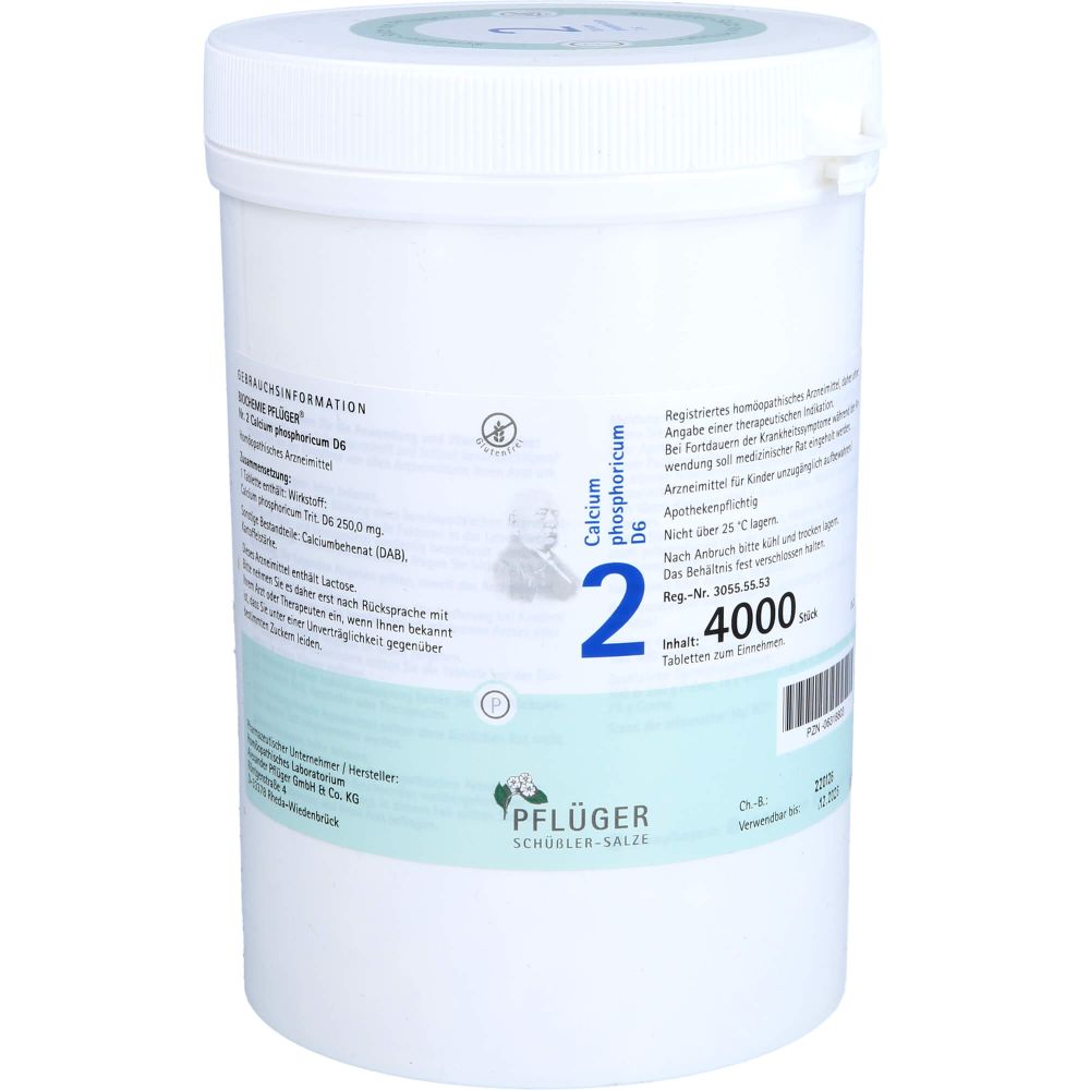 Biochemie Pflüger 2 Calcium phosphoricum D 6 Tabl. 4000 St