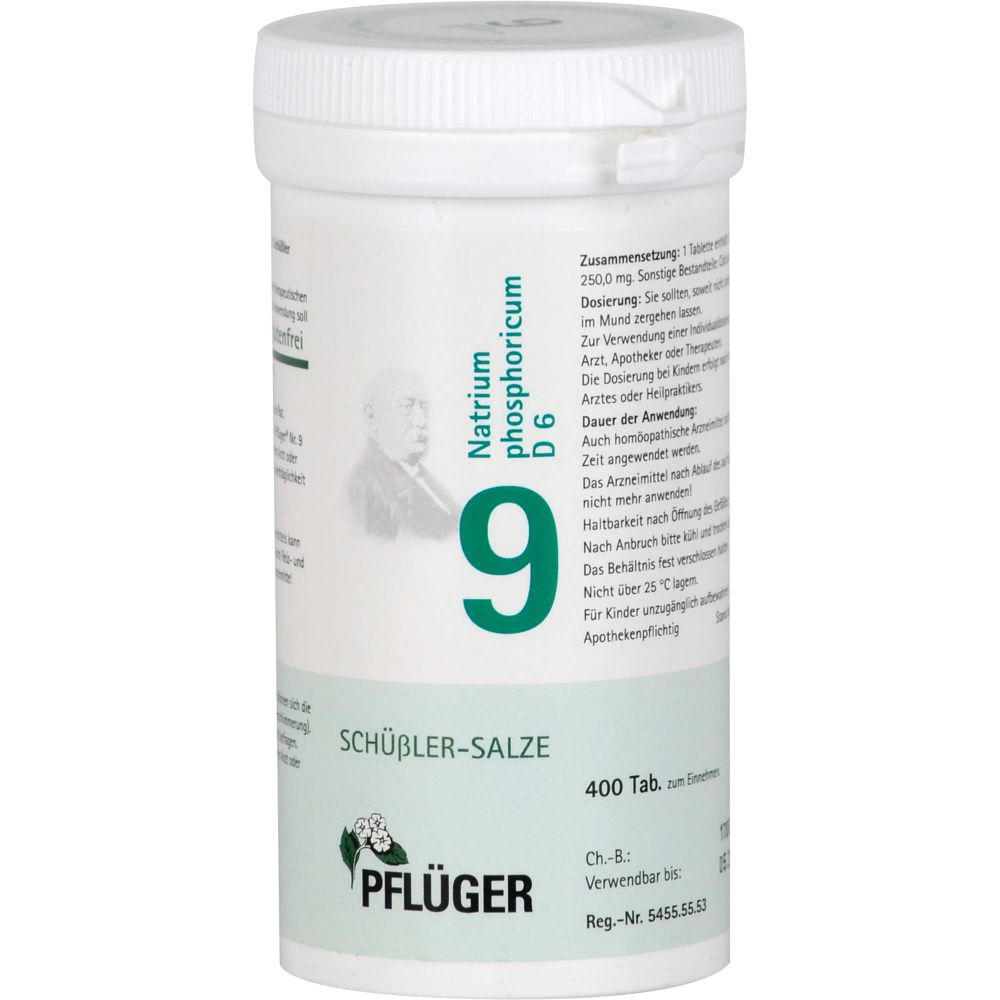 Biochemie Pflüger 9 Natrium phosphoricum D 6 Tabl. 400 St