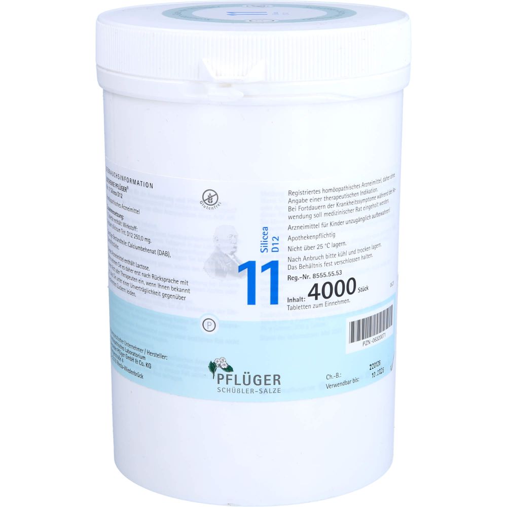 Biochemie Pflüger 11 Silicea D 12 Tabletten 4000 St
