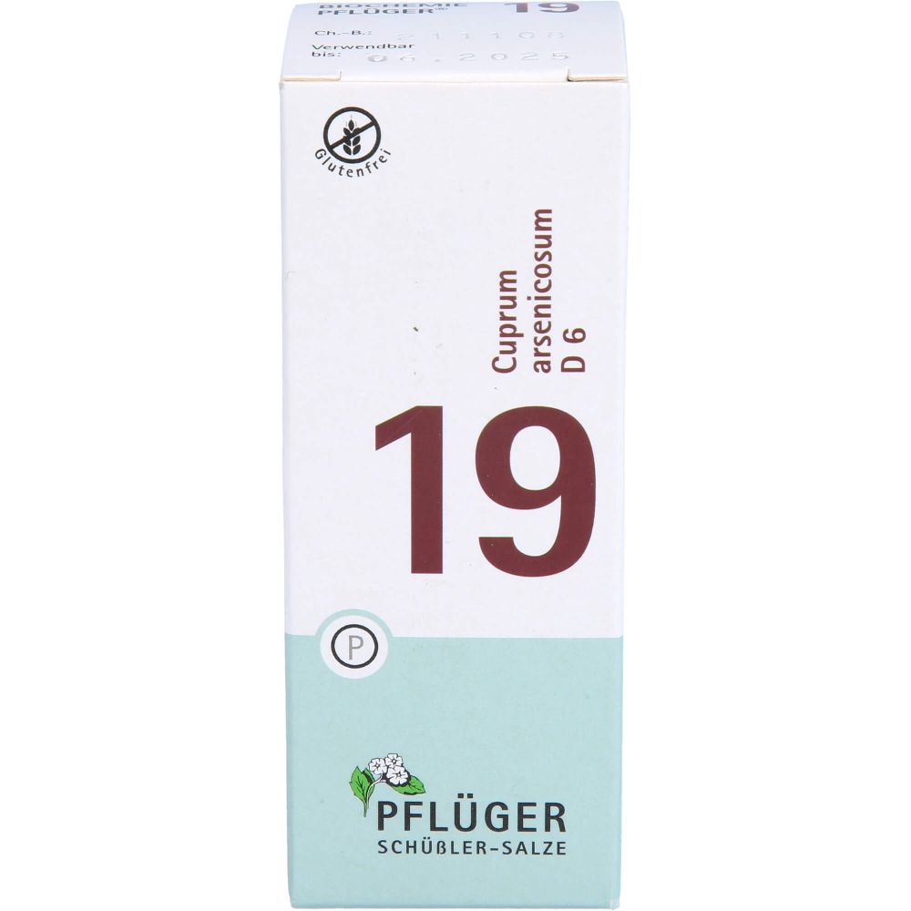 Biochemie Pflüger 19 Cuprum arsenicosum D 6 Tabl. 100 St