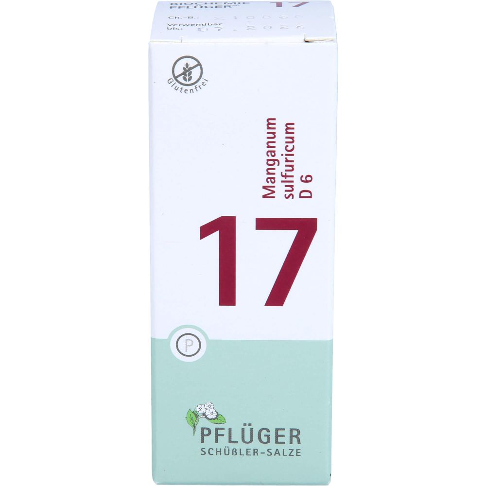 Biochemie Pflüger 17 Manganum sulfuricum D 6 Tabl. 100 St