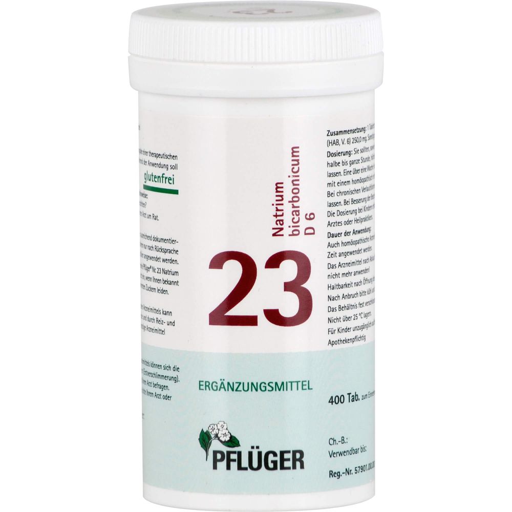 Biochemie Pflüger 23 Natrium bicarbonicum D 6 Tab. 400 St