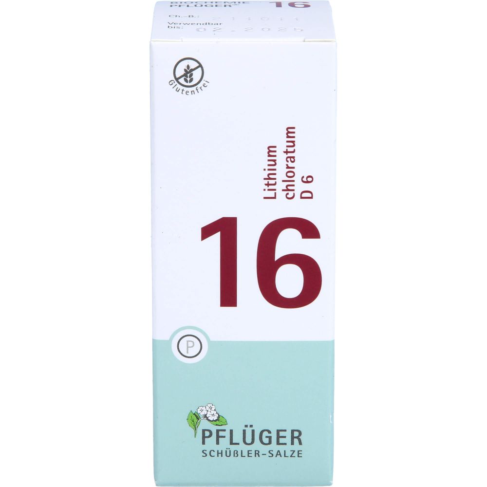 Biochemie Pflüger 16 Lithium chloratum D 6 Tabl. 100 St