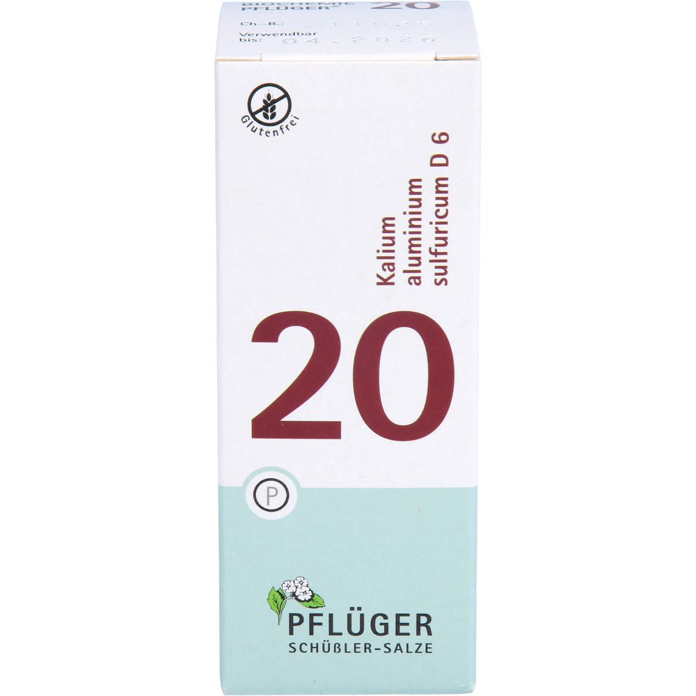 Biochemie Pflüger 20 Kalium alumin.sulfur.D 6 Tab. 100 St