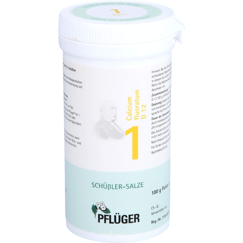 Biochemie Pflüger 1 Calcium fluoratum D 12 Pulver 100 g