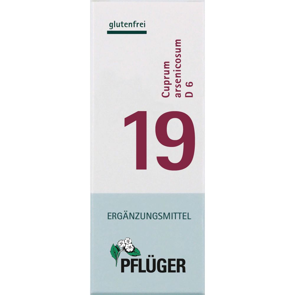 Biochemie Pflüger 19 Cuprum arsenicosum D 6 Tabl. 400 St