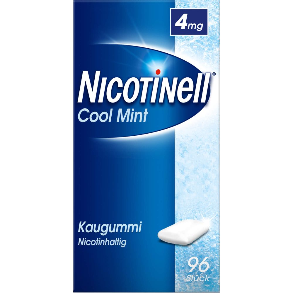 Nicotinell Kaugummi Cool Mint 4 mg 96 St